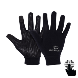BV SPORT GANTS TACTILES LIGHT RUN REFLECT T1 001_NOIR