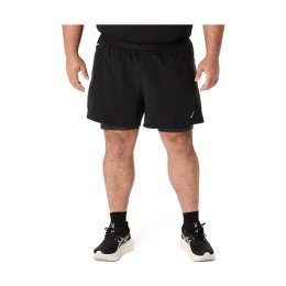ASICS SHORT ROAD 2N1 5IN HOMME M 001 / PERFORMANCE BL
