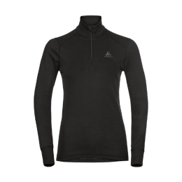 ODLO SOUS-COUCHE DEMI-ZIP ACTIVE WARM FEMME XS 15000 BLACK