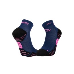 BV SPORT SOCQUETTES SCRONE EVO 36/38 018_BLEU/ROSE