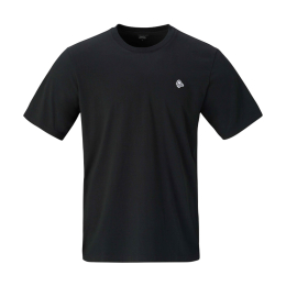 NORRONA T-SHIRT COTTON VIKING PATCH HOMME S 7718_CAVIAR