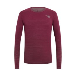 DIADORA T-shirt manches longues Stratouno homme XXL MAROON BANNER