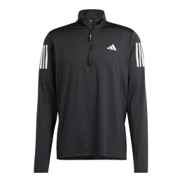 ADIDAS PULL OWN THE RUN DEMI-ZIP HOMME M NOIR