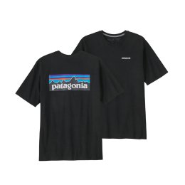 PATAGONIA T-SHIRT MANCHES COURTES P-6 LOGO RESPONSIBILI-TEE HOMME M BLK