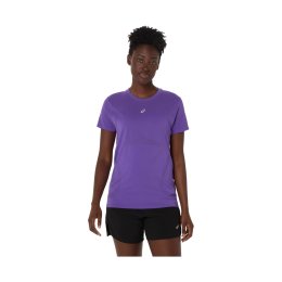 ASICS T-shirt Road Seamless manches courtes femme S 500 / EDO PURPLE