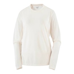 SALOMON T-SHIRT SHKOUT CORE FEMME L WHISPER WHITE/