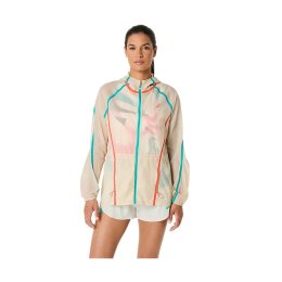 ASICS Veste pliable édition limitée Series Road femme L 200 / BIRCH