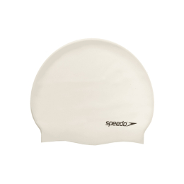 SPEEDO BONNET DE BAIN FLAT SILICONE P12 BLANC TU WHI