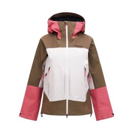 PEAK PERFORMANCE Giacca Vislight GORE-TEX C-Knit 3L donna M Terrain Tan/Frosted Blossom