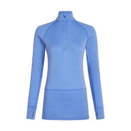 ICEBREAKER SOUS-COUCHE MERINO ZONEKNIT 200 DEMI-ZIP FEMME S BAJA/BRILLIANT/CB