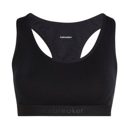 ICEBREAKER BRASSIERE MÉRINO 125 ZONEKNIT RACERBACK S BLACK