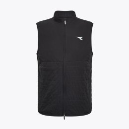 DIADORA VESTE SANS MANCHE TECH PADDED RUN CREW HOMME S BLACK