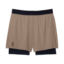 ON SHORT 2 EN 1 PERFORMANCE 5" HOMME S Cinder Black