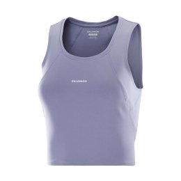 SALOMON Débardeur SHKout BLISS femme S BLUE GRANITE