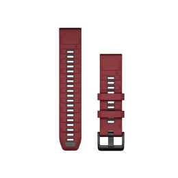GARMIN BRACELET Quickfit SILICONE 22MM 22MM 06_MARSALA/GRAPHITE