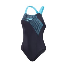 SPEEDO MAILLOT DE BAIN ECO MEDLEY LOGO FEMME 36 NAVBLU