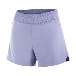 SALOMON Short SHKout CORE 2-en-1 4" femme S BLUE GRANITE