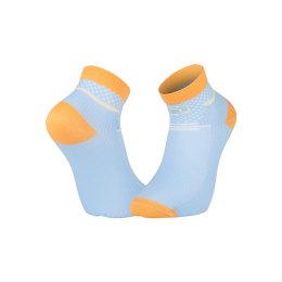 BV SPORT SOCQUETTES LIGHT RUN 39/41 006_CIEL/ORANGE