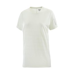 SALOMON T-SHIRT SENSE AERO GFX FEMME M ICICLE/WHITE