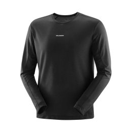 SALOMON T-shirt manches longues SHKout Core homme S DEEP BLACK