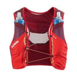 SALOMON SAC D'HYDRATATION S/LAB PULSAR 3 AVEC FLASQUES XS Fiery Red/ANDORRA/OR