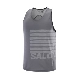 SALOMON CANOTTA SENSE AERO GFX UOMO S CASTELROCK/WHITE