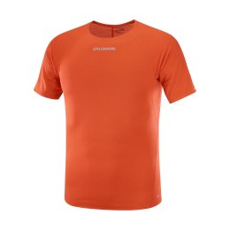 SALOMON T-SHIRT S/LAB SPEED HOMME S Fiery Red