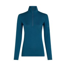 ICEBREAKER SOUS-COUCHE MERINO 260 TECH LONG SLEEVE FEMME L ATLANTIS