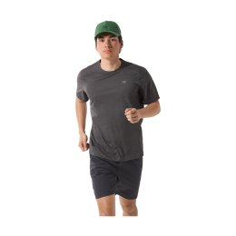 ARCTERYX T-SHIRT CORMAC CREW HOMME M Black Heather