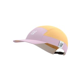 COMPRESSPORT CASQUETTE 5 PANEL LIGHT TU BUFF ORANGE/ROSEATE