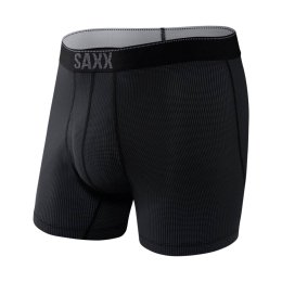 SAXX Boxer Brief Fly Quest Quick Dry Mesh uomo M BLACK II