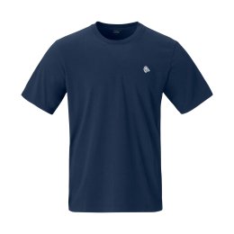 NORRONA T-SHIRT /29 COTTON VIKING PATCH UOMO L 2295_INDIGO NIGHT