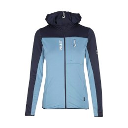 MILLET Polaire Trilogy Icon Lightgrid capuche femme S N9302 CORONET BLUE/SAPHIR