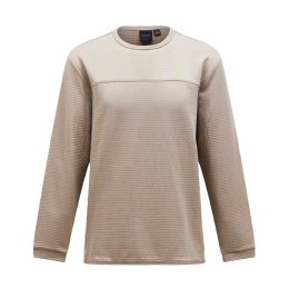 PEAK PERFORMANCE POLAIRE TRAIL POLARTEC POWER GRID CREW HOMME M AVID BEIGE