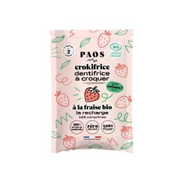 PAOS Recharge dentifrice bio à croquer pour enfant - 125 pastilles TU .