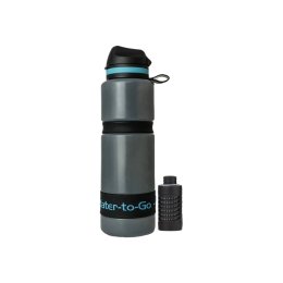 WATER-TO-GO GOURDE FILTRANTE ACTIVE 75CL 90 - Noir/Bleu