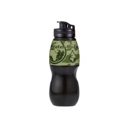 WATER-TO-GO GOURDE FILTRANTE OUTDOOR 75cl noire / camo