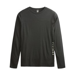PICTURE T-SHIRT IABANO MERINO TECH HOMME L A BLACK