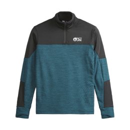 PICTURE POLAIRE LOKKA GRID 1/4 ZIP HOMME L A DEEP WATER