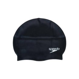 SPEEDO BONNET DE BAIN FLAT SILICONE P12 NOIR TU BLA