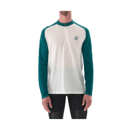 COMPRESSPORT T-SHIRT À MANCHES LONGUES TRAIL HZ HOMME M SUGAR/STORM