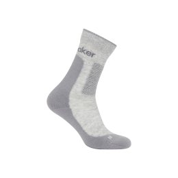 ICEBREAKER CHAUSSETTES HAUTES MÉRINOS MEDIUM HIKE+ FEMME L BLIZZARD HTHR