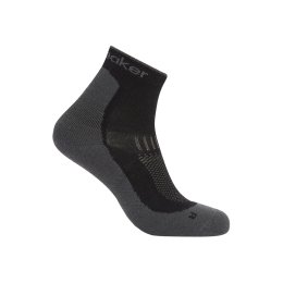 ICEBREAKER SOCQUETTES MÉRINOS LIGHT HIKE+ HOMME 42-44 BLACK/OBSIDIAN