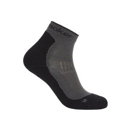 ICEBREAKER SOCQUETTES MÉRINOS LIGHT HIKE+ FEMME 35-37 OBSIDIAN/BLACK
