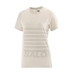 SALOMON T-SHIRT SENSE AERO GFX FEMME S RAINY DAY/MIDNIGHT N