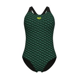 ARENA MAILLOT DE BAIN MONOGRAM CONTROL PRO FEMME 38 660 / DARK SAGE MULTI-BLACK