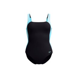 SPEEDO MAILLOT DE BAIN 1 PIÈCE ECO LUNALUSTRE PRINT SHAPING FEMME 42 BLABLU
