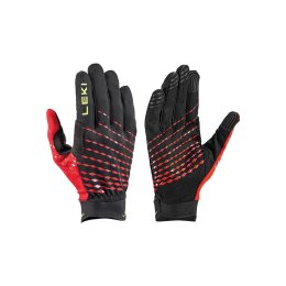 LEKI GANTS ULTRATRAIL BREEZE 7 black-red-neonyellow