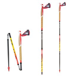 TSL BÂTONS DE TRAIL C4 CORK CROSS 125 FIRE