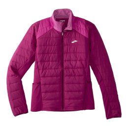 BROOKS Veste Shield Hybrid 2.0 femme M 679 - Dk Mauve/Mauve